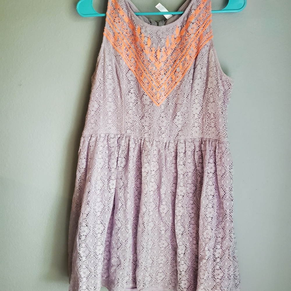 Light purple lace dress